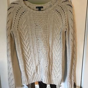 Cable knit sweater
